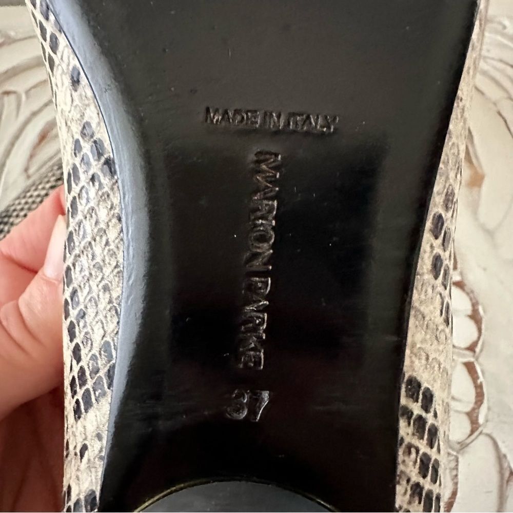 MARION PARKE Must Have Flat Python Snake Print Cl… - image 10